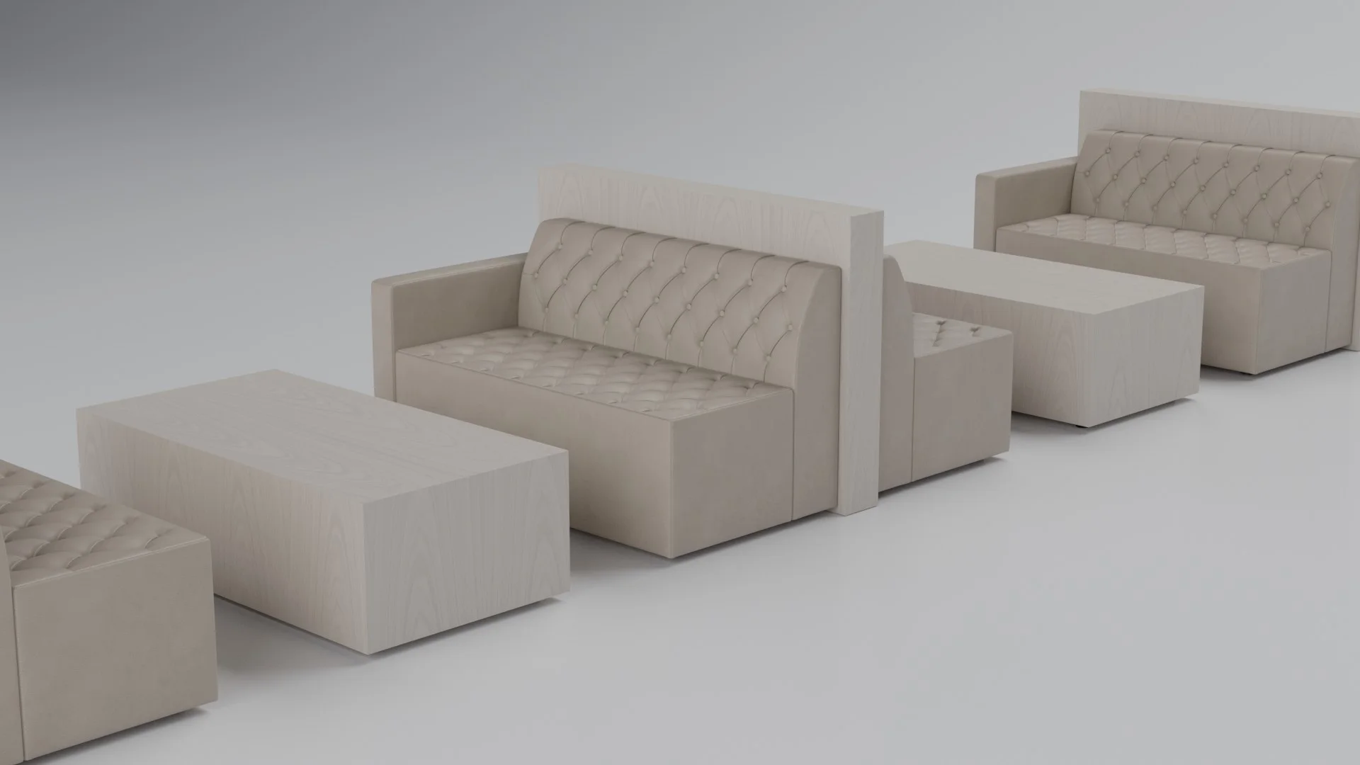Commercial modular seating from the AA1 104 collection by Cria Furniture